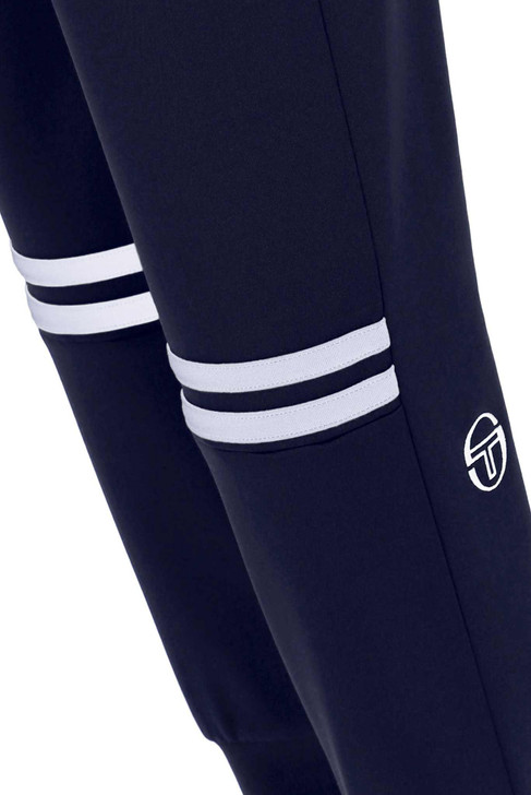 Sergio Tacchini Mens Tracksuit Dallas Track Top and Bottoms in White / Maritime Blue