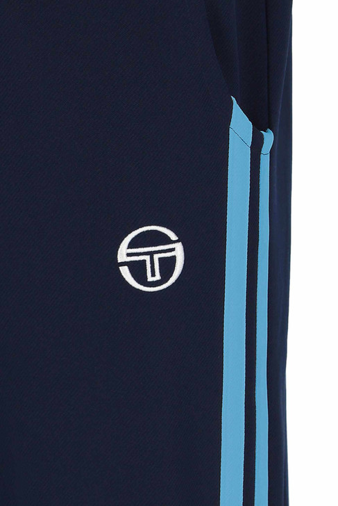 Sergio Tacchini Mens Tracksuit Damarindo Track Top and Bottoms in Maritime Blue / Baltic Sea