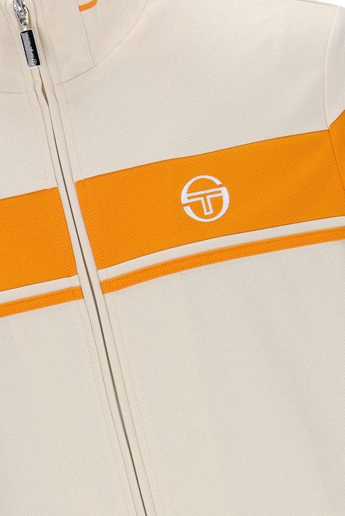 Sergio Tacchini Mens Damarindo Track Jacket in Sandshell / Orange