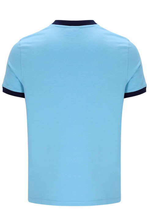 Sergio Tacchini Mens T-Shirt Master Crew Neck Tee in Baltic / Maritime Blue