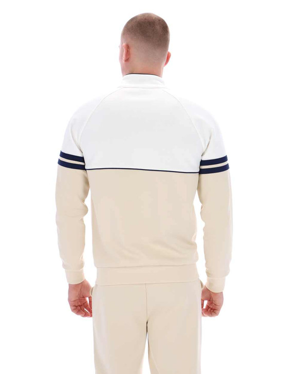 Sergio Tacchini Mens Orion Track Jacket in Gardena / Sandshell / Maritime Blue