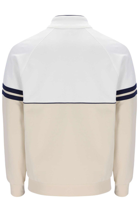 Sergio Tacchini Mens Orion Track Jacket in Gardena / Sandshell / Maritime Blue