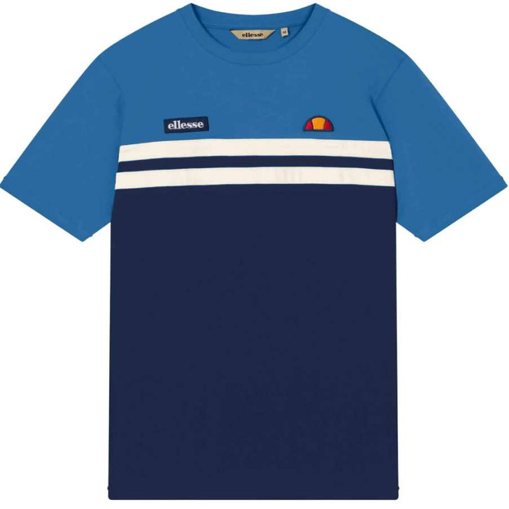 Ellesse Mens T-Shirt Venire Tee in Blue / Yellow