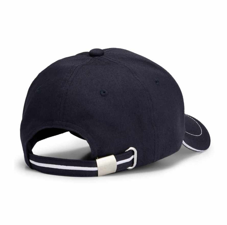 Boss Cap Mens Hugo Boss Contrast Trims Cotton Hat in Blue