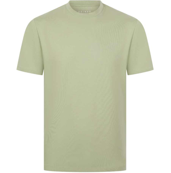 Seinse Mens T-Shirt Essential Fitted Tee in Green