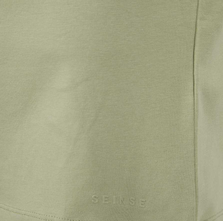 Seinse Mens T-Shirt Essential Fitted Tee in Green