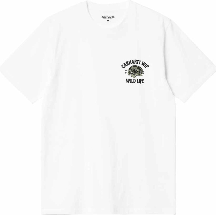Carhartt Mens T-Shirt Wild Life Tee in White