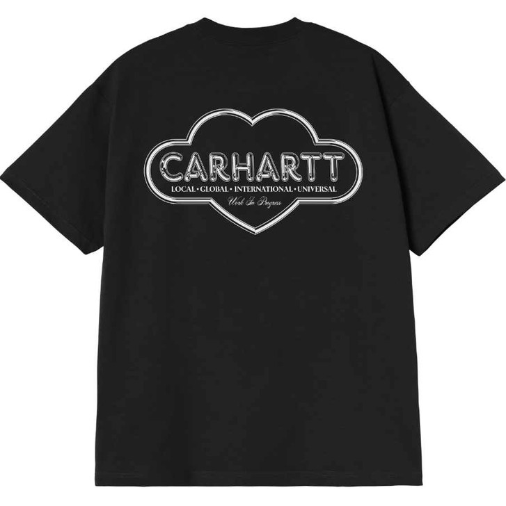 Carhartt Mens T-Shirt Cloud Heart Tee in Black