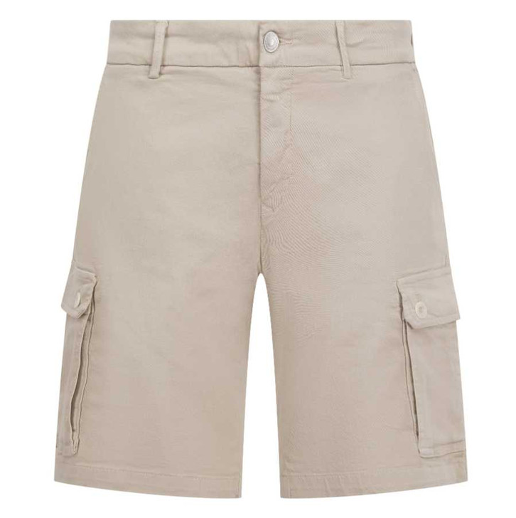 Replay Mens Shorts Vannie Hyperflex Cargo Short in Ivory
