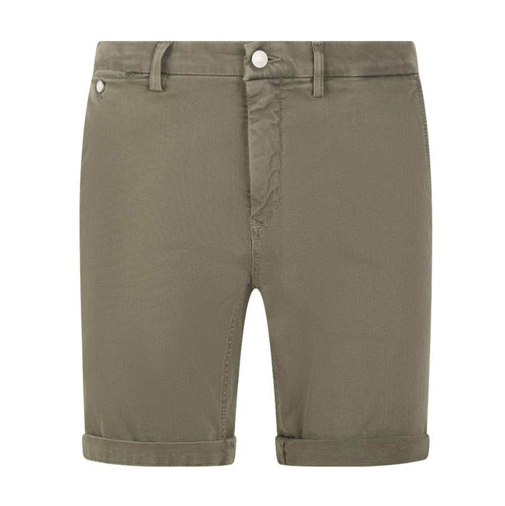 Replay Mens Shorts Benni Hyperflex Chino Short in Military Green