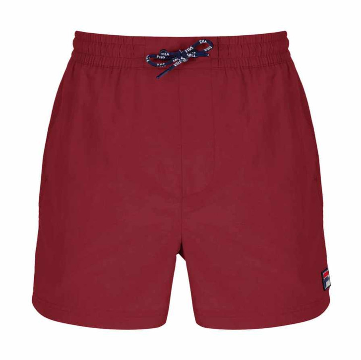 FILA Mens Swim Shorts Artoni in Garnet Red
