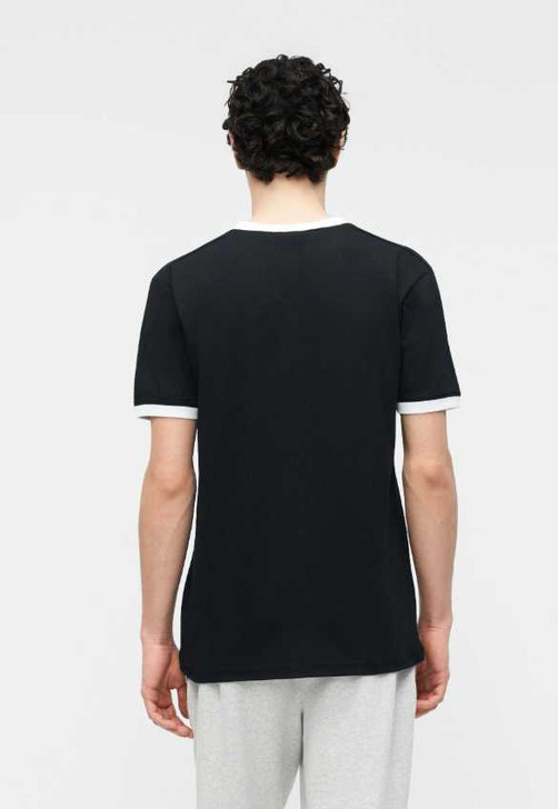 Ellesse Ringer Tee Mens Ringetto T-Shirt in Black