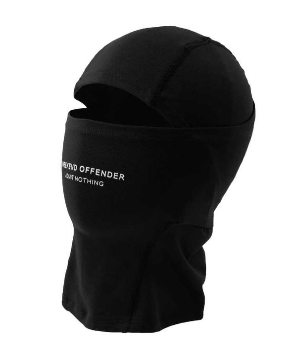 Weekend Offender Balaclava Mens in Black