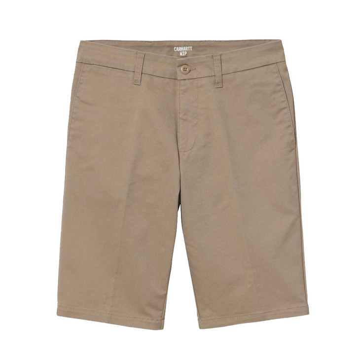 Carhartt SID Slim Fit Chino Shorts in Leather Rinsed