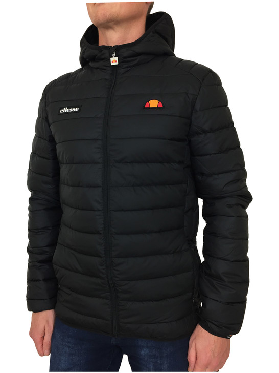 Ellesse Lombardy Padded Jacket in Anthracite Black