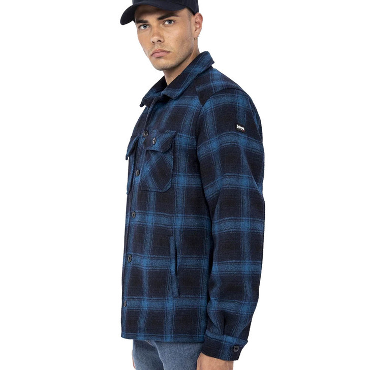Schott NYC TIMBER1 Retro Sherpa Lined Check Jacket