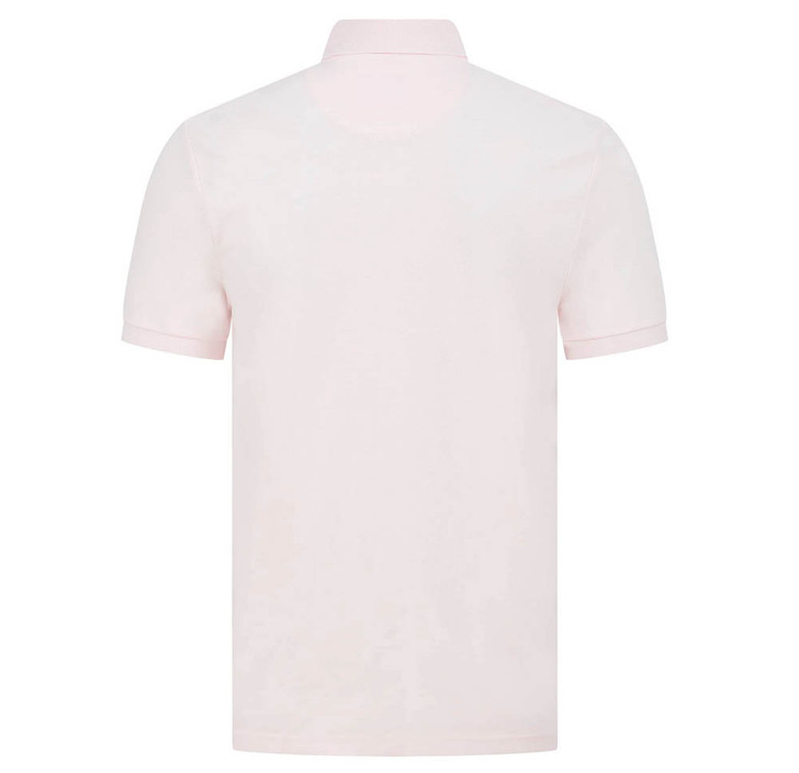 Lyle & Scott Mens Polo Shirt Regular Fit in Light Pink