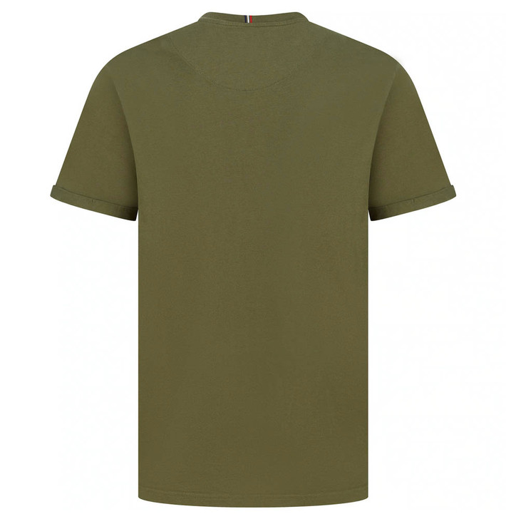 Les Deux Mens T-Shirt Lens Tee in Olive Green