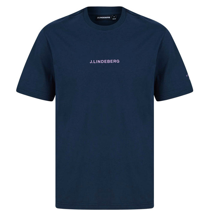 J Lindeberg Mens T-Shirt Rob Logo Tee