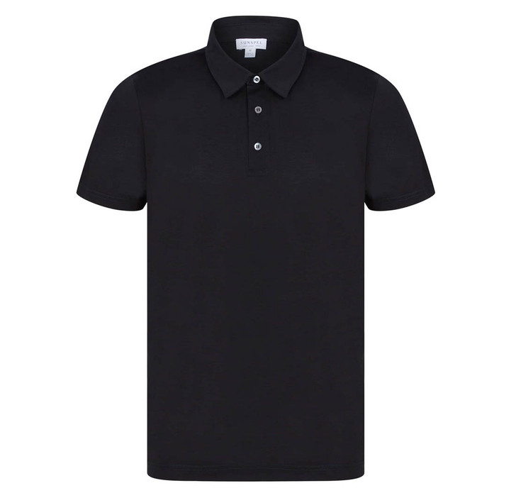 Sunspel Mens Polo Shirt Classic Jersey 