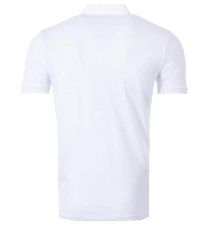 HUGO Mens Polo Shirt Dereso in White