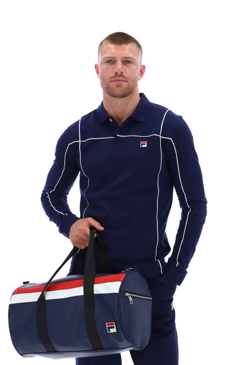 Fila Terrinda Polo Shirt Long Sleeve in Fila Navy / Egret