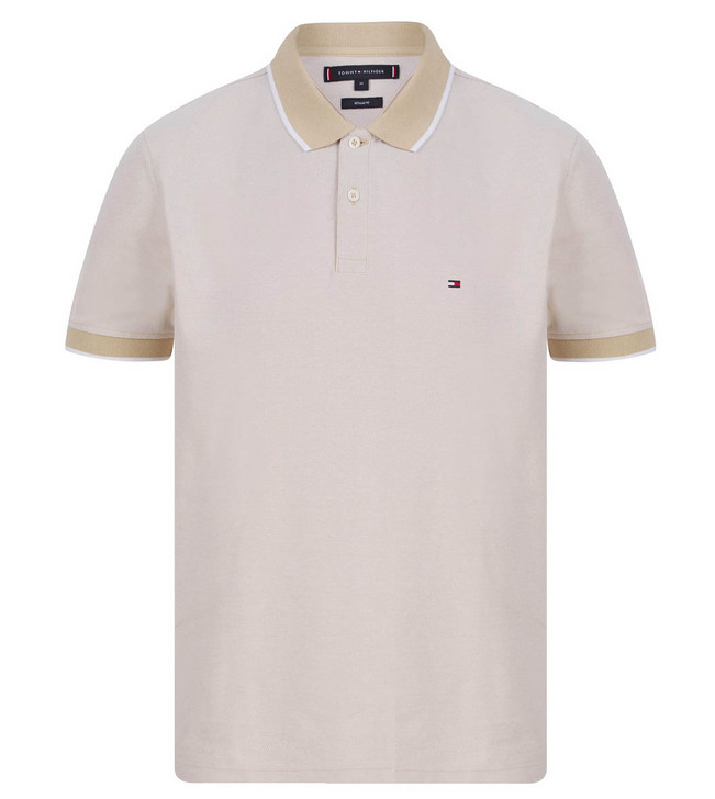 Tommy Hilfiger Polo Shirt Cool Contrast Collar Polo