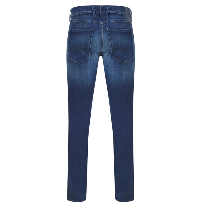 Replay Mens Jeans Hyperflex Slim Fitted Jean in Forever Blue