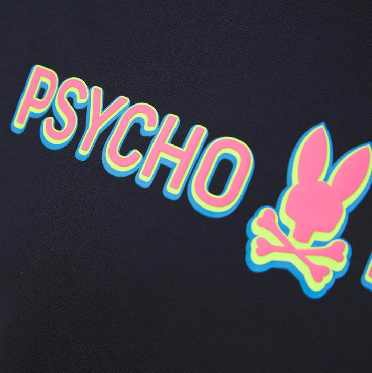 Psycho Bunny T-Shirt Greenwich Tee in Navy Blue