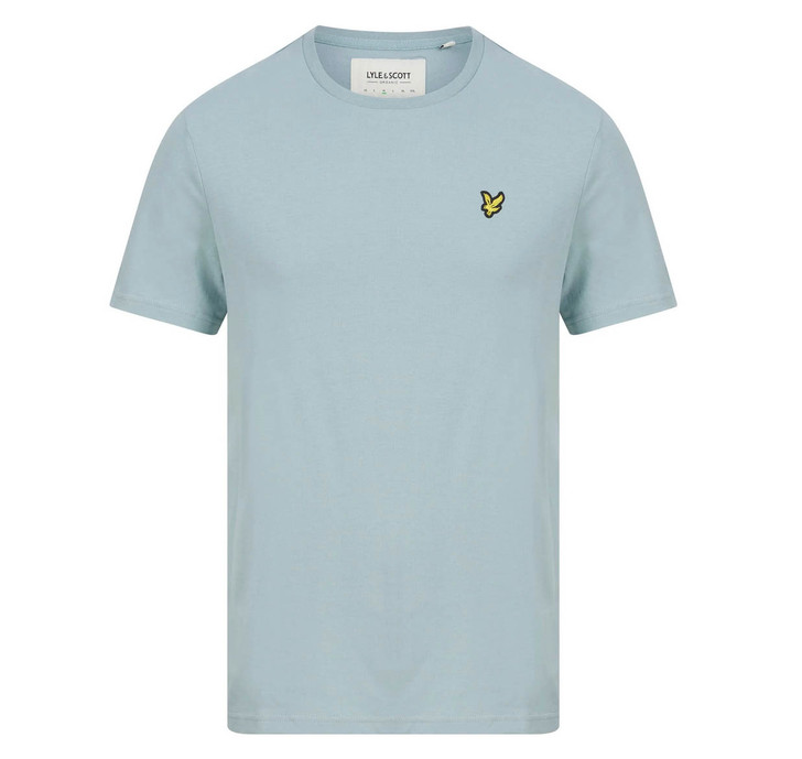 Lyle & Scott T-Shirt Regular Fit Organic Tee in Away Blue