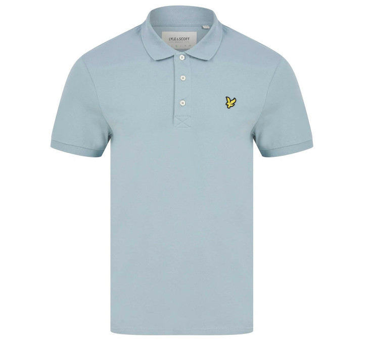 Lyle & Scott Polo Shirt Regular Fit Organic Polo in Away Blue