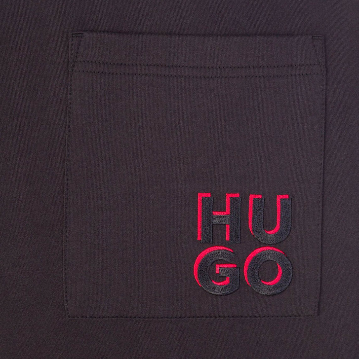 Hugo Tracksuit Joggers Monologo Track Pants in Black