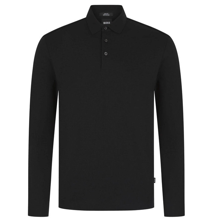 Hugo Boss Mens Polo Shirt Mercerised Waffle Polo