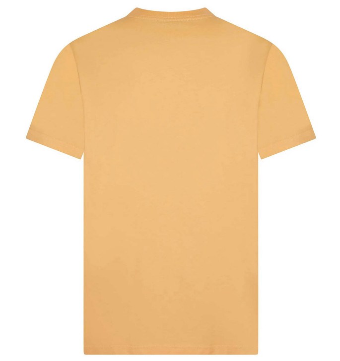 Paul Smith Mens T-Shirt Organic Zebra Logo Tee in Light Pastel Orange