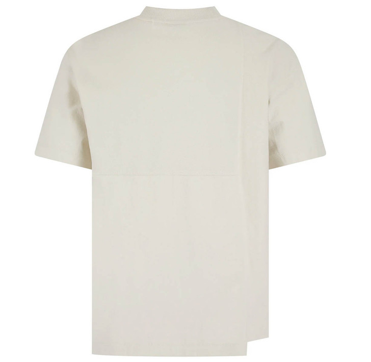 Hugo Boss Mens T-Shirt Tepatch BOSS Tee in Open White Beige