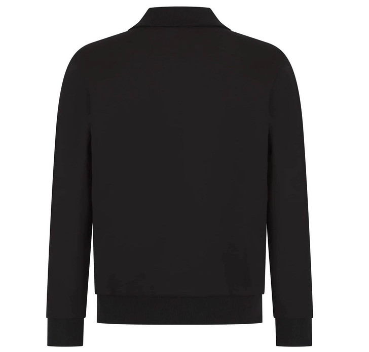 Hugo Boss Mens Half Zip Track Top in Black