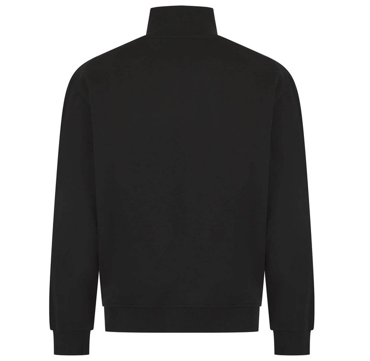 Hugo Boss Mens Track Top Patch Half Zip in Black