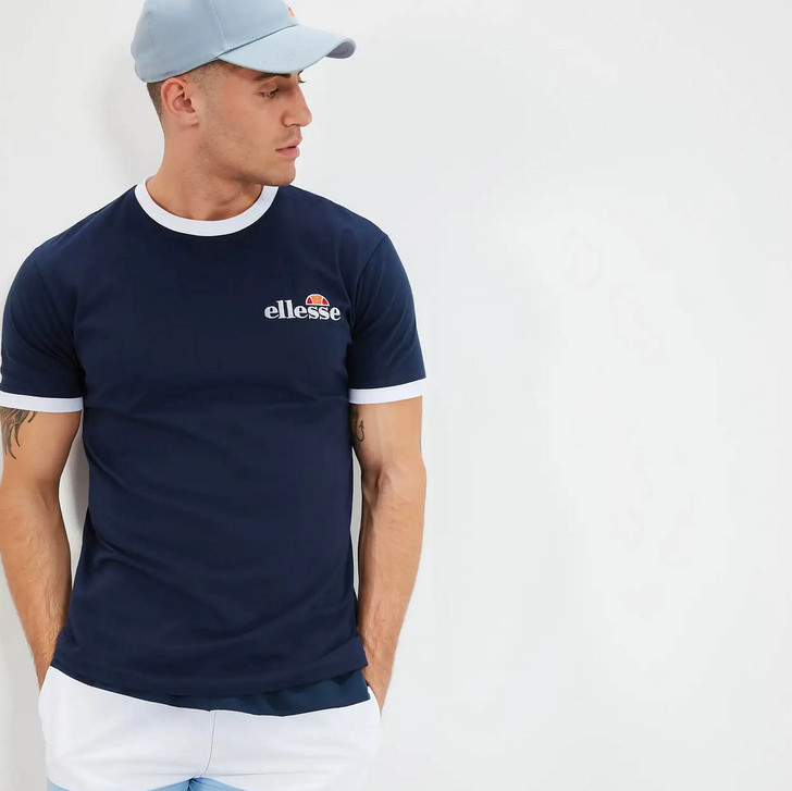 Ellesse Mens T-Shirt Ringer Tee Meduno