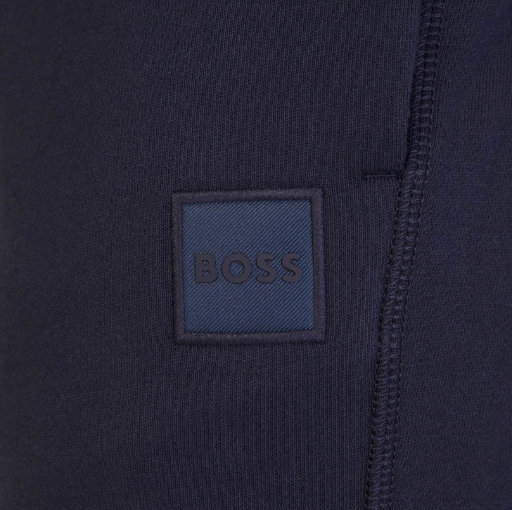 Hugo Boss Mens Joggers Sestart Regular Fitted Jogging Pants in Navy Blue