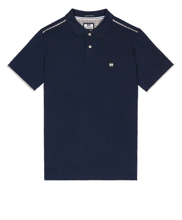 Weekend Offender Mens Polo Shirt Check Sakai