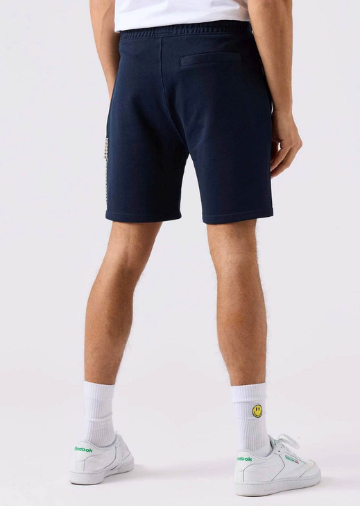 Weekend Offender Mens Shorts Lerena Check Short in Navy Blue