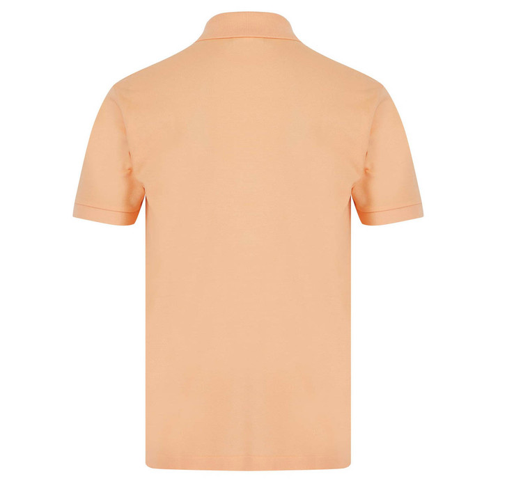 Lacoste Mens Polo Shirt L1212 Classic Fit Polo in Light Orange