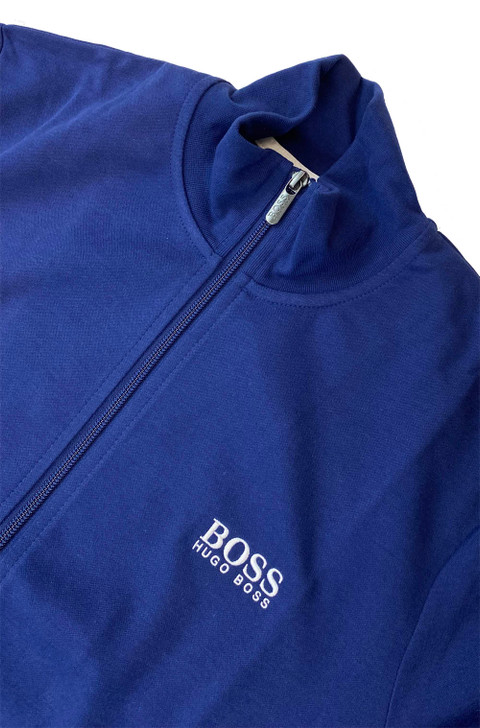 Hugo Boss Mens Tracksuit BOSS Full Tracksuit Jacket & Bottoms in Blue