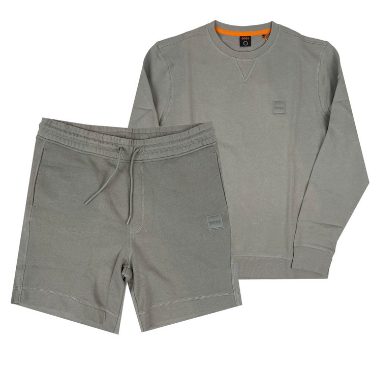 Hugo Boss Mens Sweatshirt & Shorts Set Westart Sewalk BOSS Set