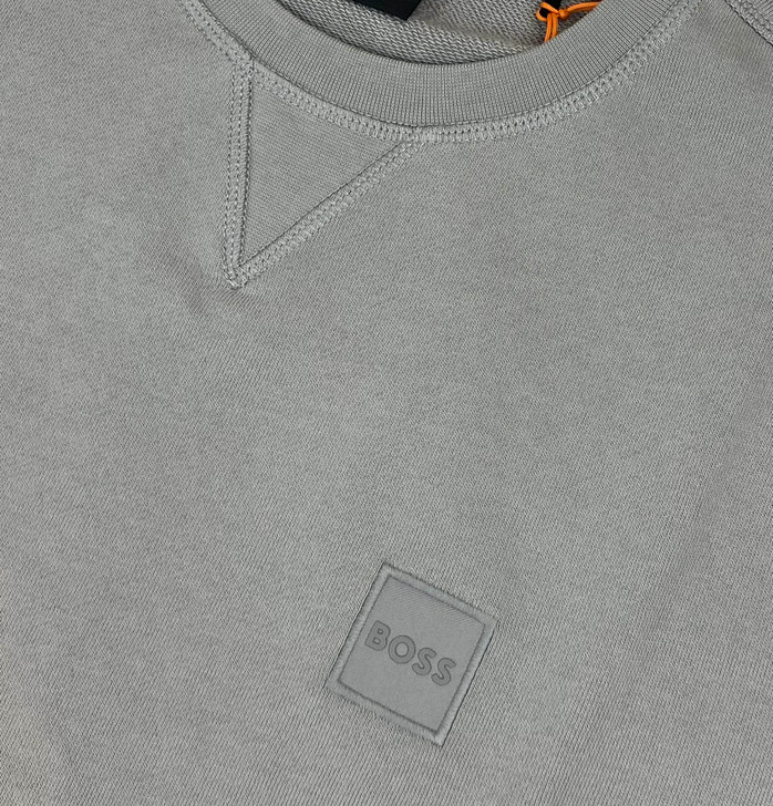 Hugo Boss Mens Sweatshirt & Shorts Set Westart Sewalk BOSS Set in Grey