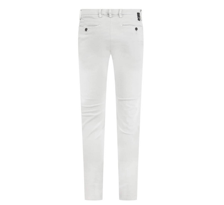 Replay Mens Chino Hyperflex Zeumar Chino's in Light Grey