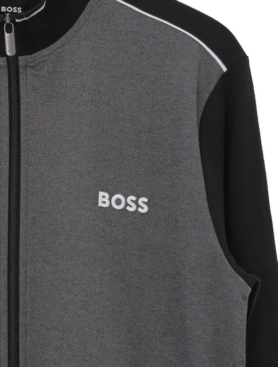 Hugo Boss Men's Tracksuit Body Wear BOSS Tracksuit Jacket & Track Pants in Black / Grey