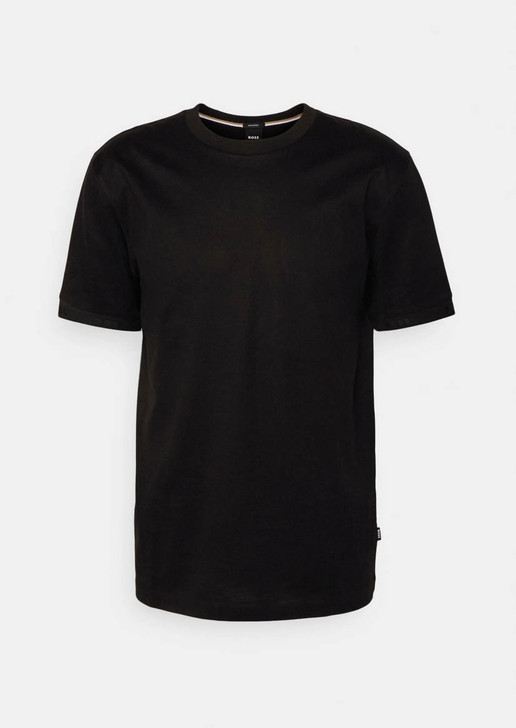 Hugo Boss Mens T-Shirt Mercerised Logo BOSS Tee