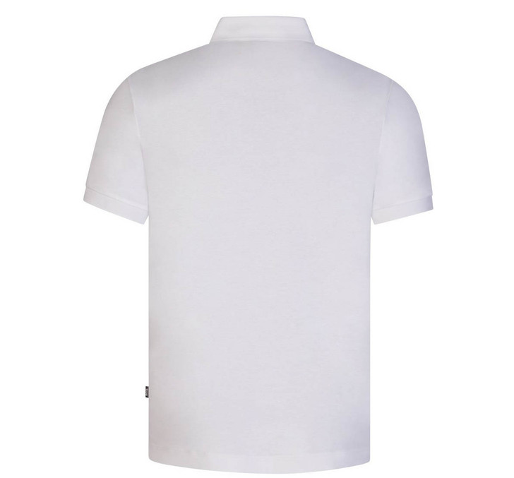 Hugo Boss Mens Polo Shirt Parlay BOSS Mercurised 143 Polo in White