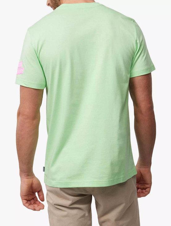Psycho Bunny Mens T-Shirt Pisani Graphic Tee in Icy Mint